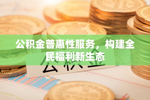 杜尔伯特公积金普惠性服务，构建全民福利新生态